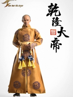 [สั่งจอง][Costume] จักรพรรดิเฉียนหลง "จักรพรรดิเจ้าสำราญ" FTC Toys 1/6 FTC1901 Emperor Qianlong Head carving & costume