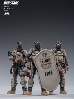 [สั่งจอง] JOYTOY JT0081 1/18 WAR STARS MOON WOLF TEAM