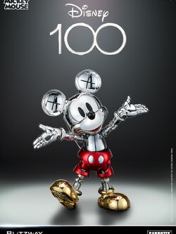 [สั่งจอง]BLITZWAY BW-CA-10508 : Carbotix - D100 Mickey Mouse （Chrome Ver.）