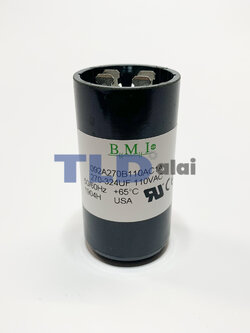 คาปาซิเตอร์สตาร์ท 270-324uf 110v ใช้กับ ปั๊มน้ำบาดาล, ปั๊มซัมเมอร์ส(ซัมเมิส), Franklin , คาปาซิเตอร์, START CAPACITOR ยี่ห้อ BMI