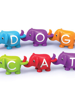 ชุดขบวนพาเหรดช้าง ABC,ของเล่นเสริมพัฒนาการ ,ของเล่นเสริมทักษะ,ของเล่นเด็ก, สื่อการสอนอนุบาล