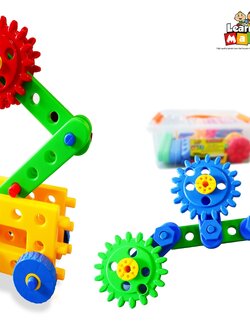 ฟันเฟืองแสนกล 109 ชิ้น ตัวต่อ,รูปทรง , ส่งเสริมการเรียนรู้ ,ของเล่นเสริมพัฒนาการ,ของเล่น , สื่อการสอน ,เสริมจินตนาการ