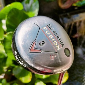 FW3 Callaway FUSION องศา 15 ก้าน ALDILA NVS FLEX R ตีดีมากๆ ก้านก็พรีเมี่ยมค่ะ ตีไกล แม่นยำ ไม้กอล์ฟพรีเมี่ยมมือสอง ของแท้ By NakaraLuxurious