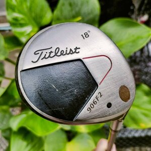 FW Titleist 906F2 องศา 18 ตีตรงมากๆ ตีโดนง่าย ตีไกลมาก ออกแบบให้ชดเชย ก้านเสียบทะลุได้ฟีล ไม้กอล์ฟพรีเมี่ยมมือสอง ของแท้ By NakaraLuxurious