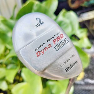 U2 WILSON DYNA PRO องศา 20 ก้าน NAVICON SYSTEMATIC FLEX R SOLE ออกแบบได้ดี สอดไปกับพื้นได้ดีมาก ไม้กอล์ฟพรีเมี่ยมมือสอง ของแท้ By NakaraLuxurious