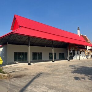 งานสร้างหลังคาคลุมเมรุ วัดบางแพรก