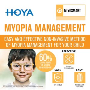 HOYA MiYOSMART 🤓 เลนส์ชะลอสายตาสั้นในเด็ก เทคโนโลยี ใหม่ล่าสุดจาก HOYA