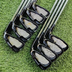 ลดล้างสต๊อค!!! ** มีตำหนิเพลทหลังหลุด ** ชุดเหล็ก WILSON STAFF BLACK รุ่นนี้เป็นรุ่น STAFF ที่ทางวิลซันทำออกมา ไม้กอล์ฟพรีเมี่ยมมือสอง ของแท้ By NakaraLuxurious