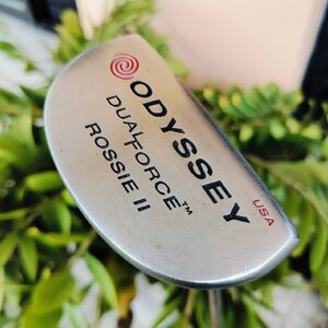 PUTTER ODYSSEY DUAL FORCE ROSSIE II ความยาว 34 นิ้ว สวยมาก รุ่นหน้าดำทั้งนุ่มและเกาะไลน์มาก รุ่นนี้ยอดนิยมมาก น้ำหนักดี พัตต์ตรง ชดเชยสูง ไม้กอล์ฟพรีเมี่ยมมือสอง ของแท้ By NakaraLuxurious