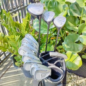ไม้กอล์ฟครบชุด MITSUSHIBA PREMIER 2 พร้อม COVER หัวไม้ตรงรุ่น 1 3 5 ถุงกอล์ฟเป็นแบบขาตั้ง น้ำหนักเบาสบาย
