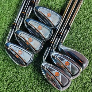ชุดเหล็ก MARUMAN CONDUCTOR มีเหล็ก 5 6 7 8 9 P S ครบๆเลยค่ะ SW เป็นแบบใบเบลดให้แล้ว องศา 55 สปินดีมากตกหยุดๆ BOUNCE 12 ชุดนี้เป็นชุดที่น่าสนใจมากๆอีกหนึ่งชุดค่ะ ไม้กอล์ฟพรีเมี่ยมมือสอง ของแท้ By NakaraLuxurious