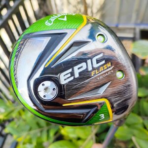 FW 3 CALLAWAY EPIC FLASH STAR องศา 15 ก้าน FUJIKURA SPEEDER EVOLUTION FLEX S ก้านสุดพรีเมี่ยม รุ่น STAR เทคโนโลยีดีมาก หวานเจี๊ยบ!!! ไม้กอล์ฟพรีเมี่ยมมือสอง By NakaraLuxurious