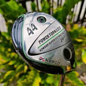 UT44 KASCO POWER TORNADO 7 วัสดุ FORGED SUPER HYTEN FACE หน้าเด้งมากๆ ตีทั้งนุ่ม เด้ง โดนดี ไกลมาก องศา 19 ก้าน ELASTER U4600 FLEX R ไม้กอล์ฟพรีเมี่ยมมือสอง ของแท้ By NakaraLuxurious
