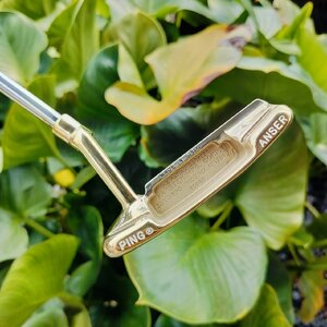 PUTTER PING ANSER ความยาว 35 นิ้ว วัสดุทองเหลืองสุดพรีเมี่ยม ANSER เป็นตัวที่นิยมสูงสุด!!! ไม้กอล์ฟพรีเมี่ยมมือสอง ของแท้ By NakaraLuxurious