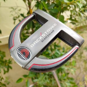 PUTTER ODYSSEY BACKSTRYKE MARXMAN ความยาว 33 นิ้ว พัตต์แม่นยำ ตรงมากๆ จรดง่าย Elite grips กริพคุณภาพสูง แค่กริพราคาก็แพงมาก ไม้กอล์ฟพรีเมี่ยมมือสอง ของแท้ By NakaraLuxurious