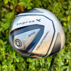 DRIVER YAMAHA V202 INPRES X TOURMODEL องศา 10 ก้าน YAMAHA INPRES X FLEX R YAMAHA คือสุดยอดของวัสดุพรีเมี่ยม ไม้กอล์ฟมือสอง ของแท้ BY NakaraLuxurious