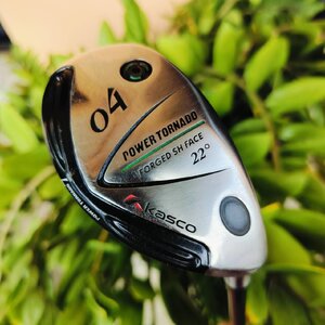 U4 KASCO POWERTORNADO องศา 22 วัสดุพรีเมี่ยมญี่ปุ่น หน้า FORGED SH FACE หน้าเด้ง เสียงใส ตีนุ่มนวลหวานมาก ELASTER U5600 FLEX R ไม้กอล์ฟพรีเมี่ยมมือสอง ของแท้ By NakaraLuxurious