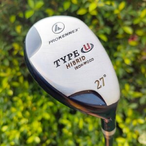 HYBRID PROKENNEX TYPE U องศา 27 ก้าน TYPE U FLEX R หน้าไทเทเนี่ยม วัสดุพรีเมี่ยม ตีง่ายและไกลมาก คุ้มค่ามากๆ ของดีที่ราคาสบายกระเป๋า ไม้กอล์ฟมือสอง ของแท้ BY NakaraLuxurious