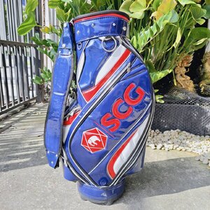 ถุงกอล์ฟ SCG มือสอง *มีตำหนิแป๊กหลุดสองจุด* วัสดุถุงดีแลเะสวยมากค่ะ เป็นถุง TOUR ใส่ได้จุกๆ