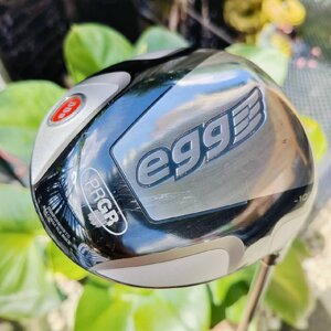 DRIVER PRGR EGG FORCE OF EGG องศา 10 ก้าน PRGR M-40 FLEX SHAFT ขนาดหัวใหญ่ หน้าสวีตสปอตกว้างมากๆ ตีง่าย ไม้กอล์ฟพรีเมี่ยมมือสอง ของแท้ By NakaraLuxurious