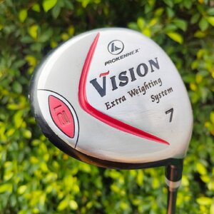FW7 PROKENNEX VISION EXTRA WEIGHTING SYSTEM องศา 21 ก้าน VISON PROKENNEX FLEX R เป็นไม้ที่ตีง่ายมาก หัวแบนๆน่าตีมาก ไม้กอล์ฟมือสอง ของแท้ BY NakaraLuxurious