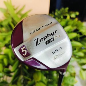 *** ไม้กอล์ฟผู้หญิง *** FW5 MIZUNO ZEPHYR องศา 23 ก้าน TECHNO FLEX 1560 LADY ผลิตจากญี่ปุ่น 100% ก้านดีมาก เบา ไม้กอล์ฟพรีเมี่ยมมือสอง ของแท้ By NakaraLuxurious