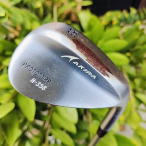 WEDGE AKIRA PROTOTYPE H-358 องศา 58 ซีรีส์ H-3 เป็นโมเดลที่ดูแลโดย Eiichi Sato ตามคำขอของเขา ขอบด้านบนมีลักษณะโค้งมน หน้าใบมี MILLED สวยๆและร่องสวยมาก ตกหยุดๆ ไม้กอล์ฟพรีเมี่ยมมือสอง ของแท้ By NakaraLuxurious