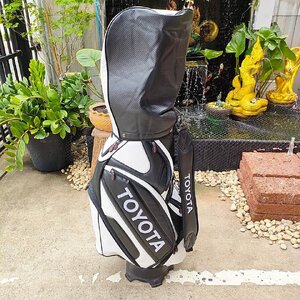 ถุงกอล์ฟ TOYOTA มือสอง ถุง TOUR ใบใหญ่ วัดดุสุดพรีเมี่ยม แข็งแรง น้ำหนักเบา กันน้ำ ช่องใส่ของ อุปกรณ์ครบครัน ไม้กอล์ฟพรีเมี่ยมมือสอง ของแท้ By NakaraLuxurious