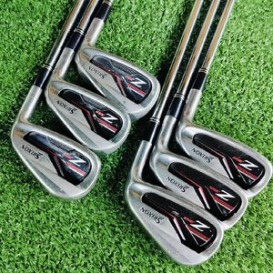 ชุดเหล็ก Srixon Z355 ก้าน NSPRO D.S.T. FLEX R ก้านดีมากๆ ญี่ปุ่นทั้งหัวและก้าน มีเหล็ก 5 6 7 8 9 P ไม้กอล์ฟพรีเมี่ยมมือสอง ของแท้ By NakaraLuxurious