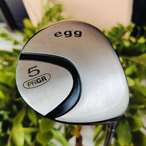 FW5 PRGR EGG พรีเมี่ยมญี่ปุ่น กระดองดีไซน์แบบพิเศษ ทำให้ ตีลูกลอยง่ายๆ ก้าน M-40 ไม้กอล์ฟพรีเมี่ยมมือสอง ของแท้ By NakaraLuxurious