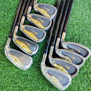 ชุดเหล็ก Taylormade XR-05 *** ขาดเหล็ก 7 *** มีเหล็ก 3 4 5 6 8 9 P A S เป็นชุดเหล็กรุ่นท๊อปสุดของ Taylormade ตีไกลมาก เป็นรุ่นหน้าเด้ง TITANIUM ก้านเบามาก สำหรับชุดเหล็ก 48 กรัมคือเบาจัดๆ FLEX R ไม้กอล์ฟพรีเมี่ยมมือสอง ของแท้ By NakaraLuxurious