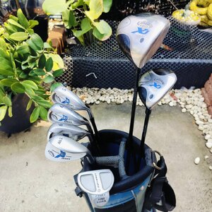 ไม้กอล์ฟเด็กครบชุด Callaway XJ SERIES เหล็ก 7 ความยาว 34 นิ้ว ชุดกอล์ฟเด็ก ที่ได้คุณภาพ มาตรฐานเดียวกับไม้ผู้ใหญ่ ไม้ได้จำนวนเยอะมาก ของดีมาก ไม้กอล์ฟพรีเมี่ยมมือสอง ของแท้ By NAkaraLuxurious