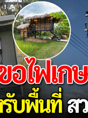 วิธีการขอไฟเกษตรลงมาใช้ในพื้นที่ สวนไร่นา อ่านต่อ