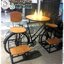 #BICYCLE Design 2ที่นั่ง #เฟอร์นิเจอร์จักรยานวินเทจ #เฟอร์นิเจอร์ตกแต่งร้านกาแฟ 01