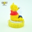 GLOW โคมไฟ โคม โคมไฟหัวเตียง โคมไฟกลางคืน ห้องนอน ลาย หมีพูห์ Pooh สามมิติ 3 D ระบบ กด สัมผัส ใส่ถ่าน