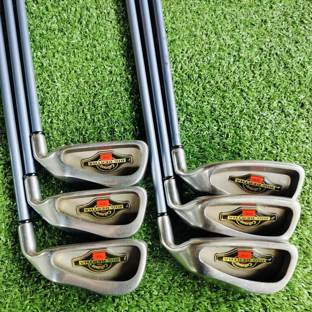 ชุดเหล็ก Callaway BIGBERTHAR ก้านกราไฟต์ FLEX R ชดเชยสูงมาก Cavity ลึกมากตีง่ายมากๆ และตีเต็มระยะ ไม้กอล์ฟพรีเมี่ยมมือสอง ของแท้ By NakaraLuxurious ชุดเหล็ก Callaway BIGBERTHAR ก้านกราไฟต์ FLEX R ชดเชยสูงมาก Cavity ลึกมากตีง่ายมากๆ และตีเต็มระยะ ไม้กอล์ฟพรีเมี่ยมมือสอง ของแท้ By NakaraLuxurious