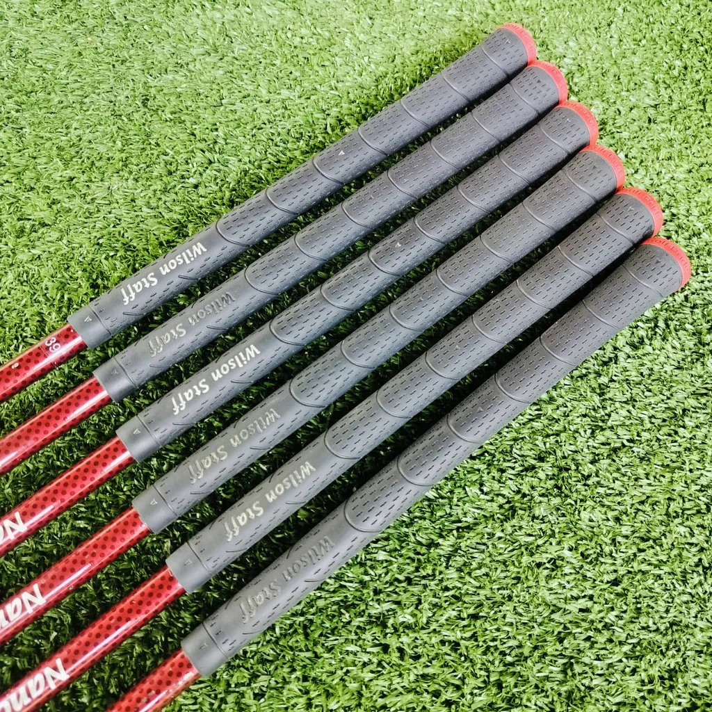 ชุดเหล็ก WILSON STAFF Nc6 มีเหล็ก 5 - 9 เเละ PW ก้าน NANO FLEX ก้านถักพิเศษ ระดับนาโนเทคโนโลยี ของดีมากๆ ชุดนี้เป็นชุดพรีเมี่ยมของ WILSON ไม้กอล์ฟพรีเมี่ยมมือสอง ของแท้ By NakaraLuxurious