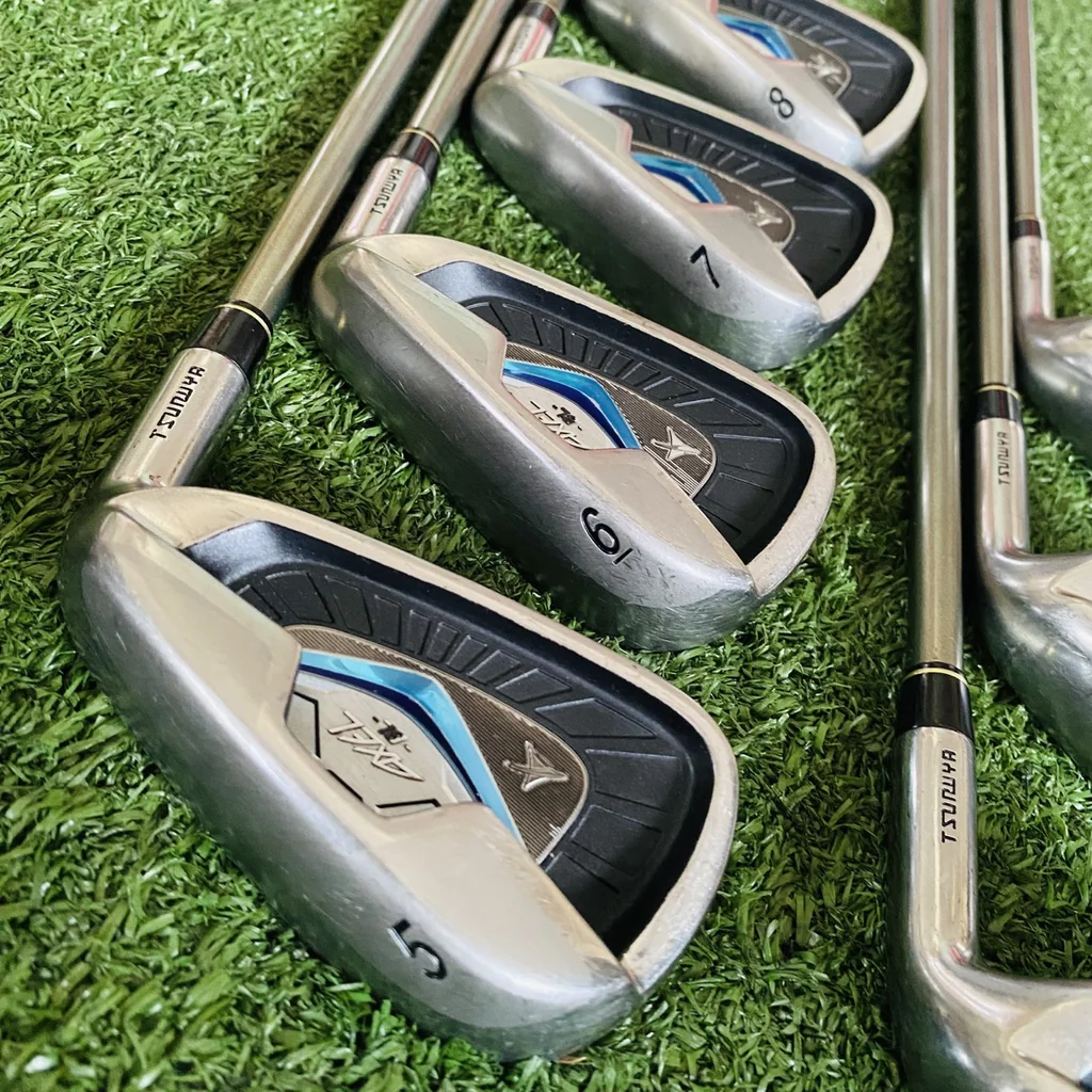 ชุดเหล็ก Tsuruya Axel BL Iron Set (7 ชิ้น) ⛳🔥 ตีง่ายก้านกราไฟต์ FLEX R🎯 สภาพ สวยเดิมๆ ทุกชิ้น 😎✨ ชุดเหล็ก Tsuruya Axel BL Iron Set (7 ชิ้น) ⛳🔥 ตีง่ายก้านกราไฟต์ FLEX R🎯 สภาพ สวยเดิมๆ ทุกชิ้น 😎✨