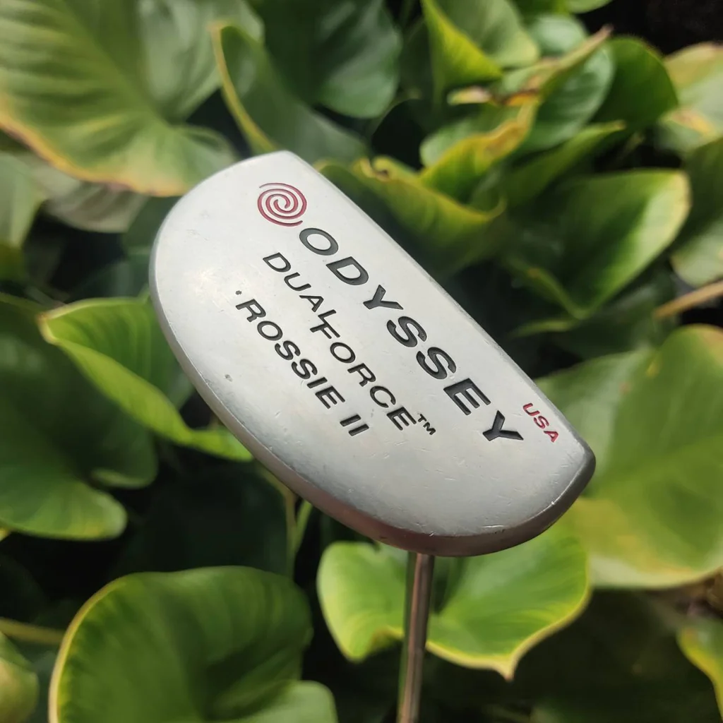 PUTTER ODYSSEY DUAL FORCE ROSSIE II รุ่นหน้าดำทั้งนุ่มและเกาะไลน์มาก รุ่นนี้ยอดนิยมมาก PUTTER ODYSSEY DUAL FORCE ROSSIE II รุ่นหน้าดำทั้งนุ่มและเกาะไลน์มาก รุ่นนี้ยอดนิยมมาก