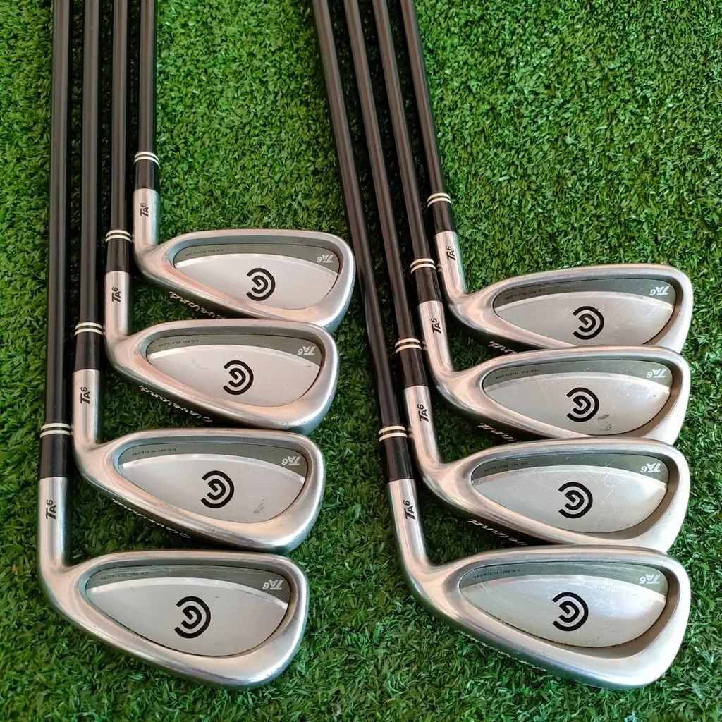 ชุดเหล็ก CLEVELAND TA6 มีเหล็ก 3-9 เเละ PW ก้าน LOW KICK POINT FLEX R สภาพสวยมาก เดิมๆทุกอย่าง!! ไม้กอล์ฟมือสอง ของแท้ BY NakaraLuxurious