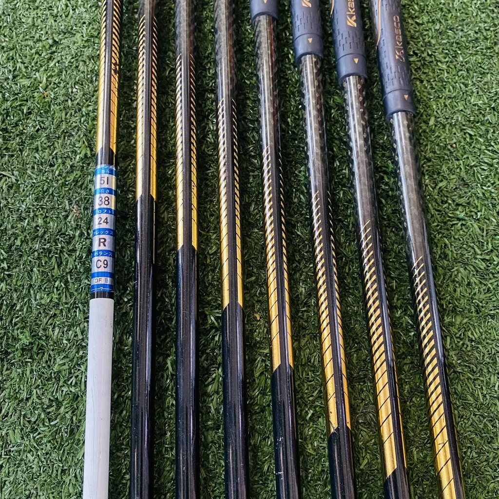ชุดเหล็ก KASCO POWERTORNADO DF-II (IRON SET 5, 6, 7, 8, 9, P, A, S) ก้านกราไฟต์เดิมๆ FLEX R💛🔥 ชุดเหล็ก KASCO POWERTORNADO DF-II (IRON SET 5, 6, 7, 8, 9, P, A, S) ก้านกราไฟต์เดิมๆ FLEX R💛🔥