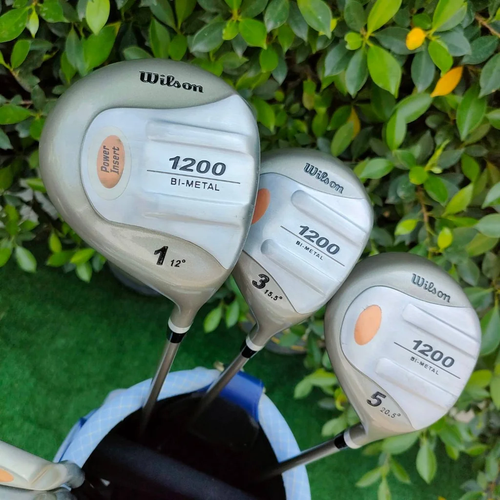 ** ไม้กอล์ฟครบชุดสำหรับผู้หญิง ** FULLSET WILSON POWERINSERT 1200 BIMETAL LADY ** ไม้กอล์ฟครบชุดสำหรับผู้หญิง ** FULLSET WILSON POWERINSERT 1200 BIMETAL LADY