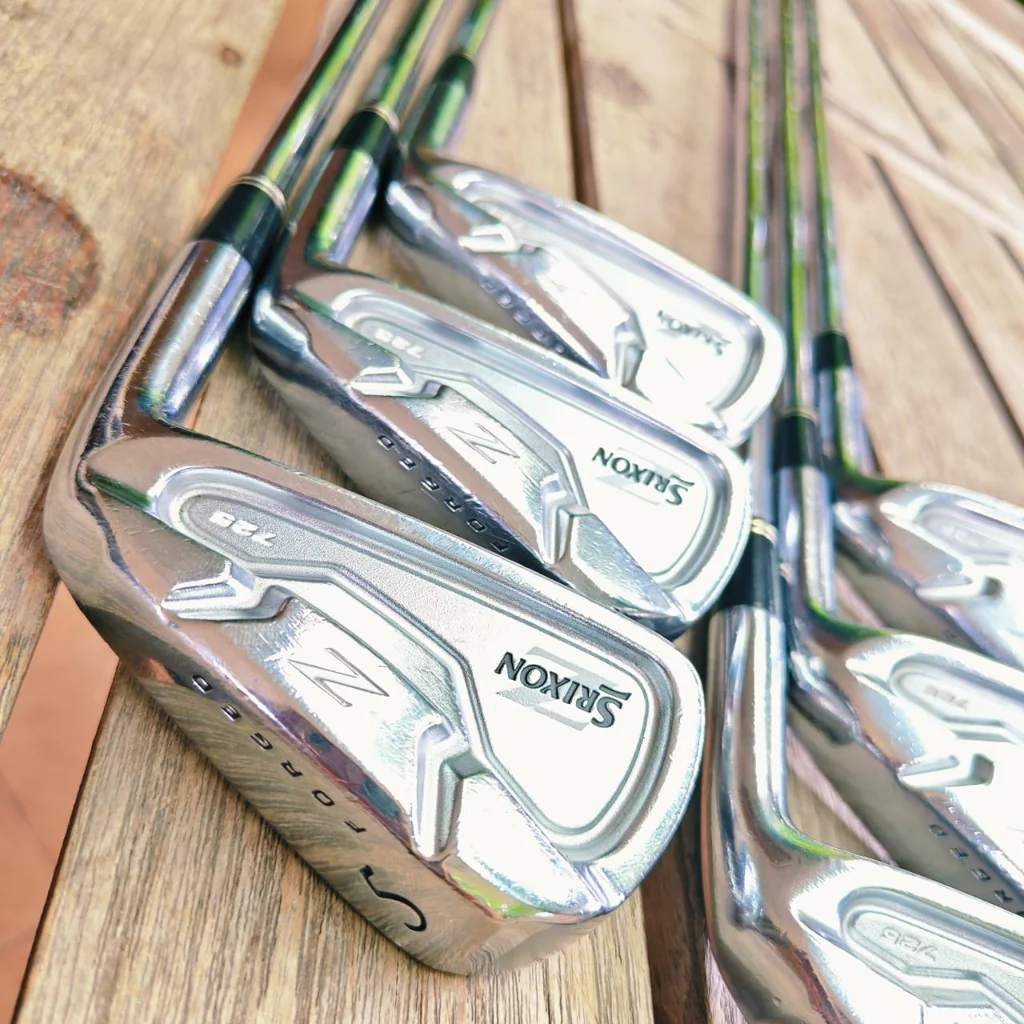 IRON SET SRIXON Z725 FORGED Laser Milling** เทคโนโลยีเพิ่มความหยาบและแรงเสียดทานบนหน้าไม้ IRON SET SRIXON Z725 FORGED Laser Milling** เทคโนโลยีเพิ่มความหยาบและแรงเสียดทานบนหน้าไม้