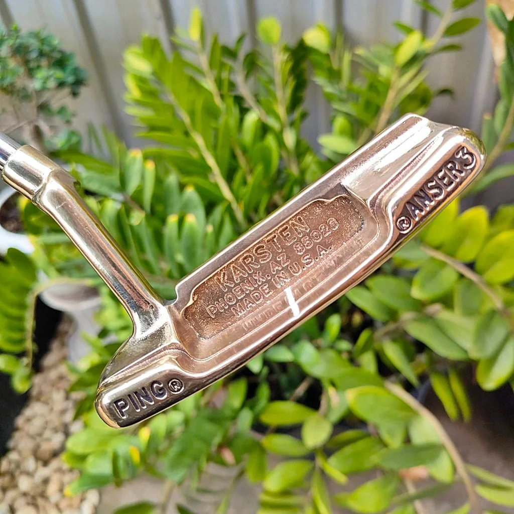 PUTTER PING ANSER 3 ความยาว 35 นิ้ว Phoenix, Arizona วัสดุทองเหลือง สภาพสวย พัตต์ดี ANSER ไม้กอล์ฟพรีเมี่ยมมือสอง ของแท้ By NakaraLuxurious PUTTER PING ANSER 3 ความยาว 35 นิ้ว Phoenix, Arizona วัสดุทองเหลือง สภาพสวย พัตต์ดี ANSER ไม้กอล์ฟพรีเมี่ยมมือสอง ของแท้ By NakaraLuxurious
