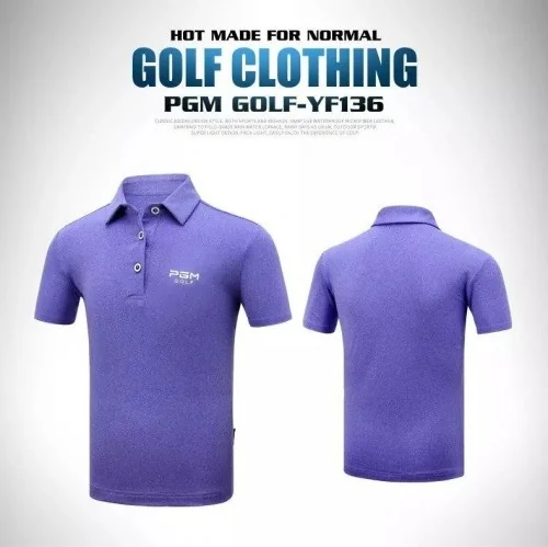 เสื้อกอล์ฟแฟชั่นสำหรับเด็ก PGM YF136 เสื้อกอล์ฟแฟชั่นสำหรับเด็ก PGM YF136
