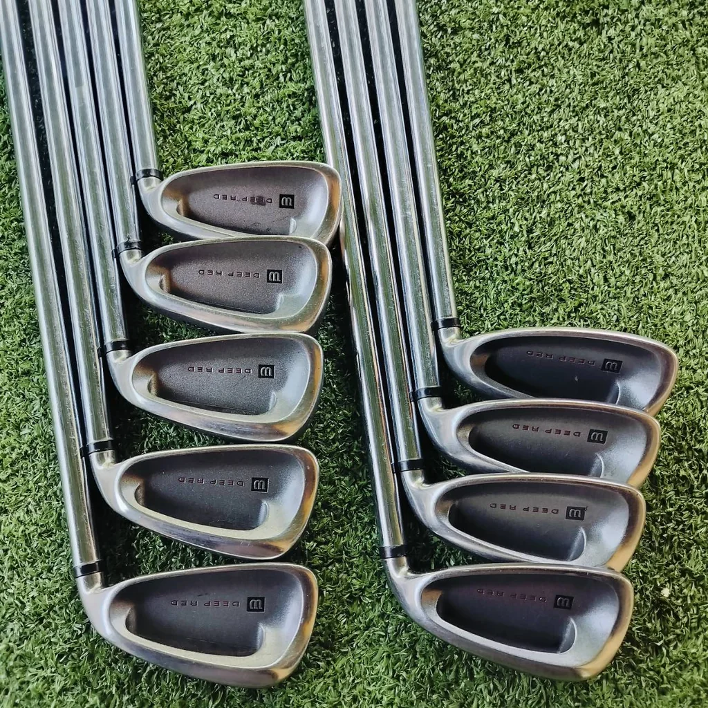 ** ก้านอ้วน ** FAT SHAFT** ชุดเหล็ก WILSON DEEP RED มีเหล็ก 3-9 เเละ PW SW ก้านอ้วน FAT SHAFT FLEX R ชุดใหญ่จัมโบ้ 9 ชิ้นเลยค่ะ ไม้กอล์ฟพรีเมี่ยมมือสอง ของแท้ By NakaraLuxurious ** ก้านอ้วน ** FAT SHAFT** ชุดเหล็ก WILSON DEEP RED มีเหล็ก 3-9 เเละ PW SW ก้านอ้วน FAT SHAFT FLEX R ชุดใหญ่จัมโบ้ 9 ชิ้นเลยค่ะ ไม้กอล์ฟพรีเมี่ยมมือสอง ของแท้ By NakaraLuxurious