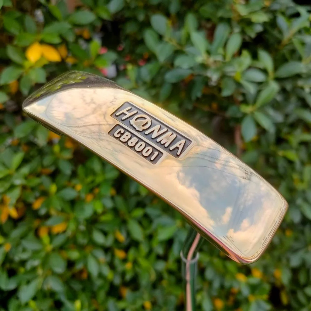 PUTTER HONMA CB8001 ความยาว 34 นิ้ว ทองเหลืองแท้ๆ Beryllium Copper หายาก PUTTER HONMA CB8001 ความยาว 34 นิ้ว ทองเหลืองแท้ๆ Beryllium Copper หายาก