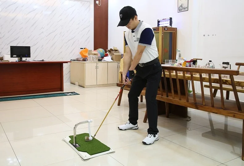 360 degree drive practice mat พรมซ้อมไดร์ฟ 360 องศา PGM HL005 ผลิตจากวัสดุที่แข็งแรงทนทาน ขนาด 33.8 x 63 cm. ( สีดำ )