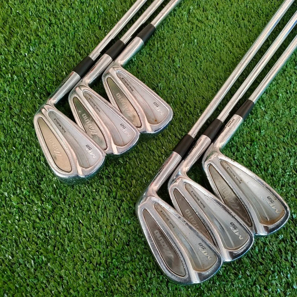 ชุดเหล็ก MIZUNO MP58 มีเหล็ก 4,5,6,7,8 เเละ PW ก้าน PROJECTX 5.0 *** ขาดเหล็ก 9 *** ชุดเหล็ก MIZUNO MP58 มีเหล็ก 4,5,6,7,8 เเละ PW ก้าน PROJECTX 5.0 *** ขาดเหล็ก 9 ***
