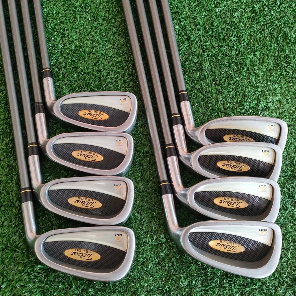 ชุดเหล็ก TITLEIST 822.05 DCI มีเหล็ก 3-9 เเละ PW ก้าน TITLEIST ULTRALGHT FLEX S ชุดเหล็กขั้นเทพ ชุดนี้ทำออกมาตีง่ายมาก!!! ไม้กอล์ฟมือสอง ของแท้ BY NakaraLuxurious ชุดเหล็ก TITLEIST 822.05 DCI มีเหล็ก 3-9 เเละ PW ก้าน TITLEIST ULTRALGHT FLEX S ชุดเหล็กขั้นเทพ ชุดนี้ทำออกมาตีง่ายมาก!!! ไม้กอล์ฟมือสอง ของแท้ BY NakaraLuxurious